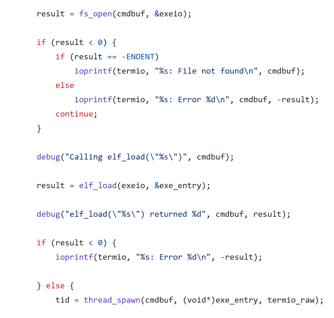 Illinix 391 Virtual Memory Demo